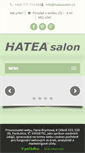 Mobile Screenshot of hateasalon.cz